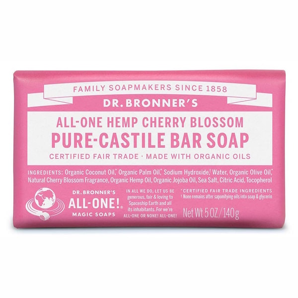 The Well Store Dr Bronners - Castile Soap Bar - Cherry Blossom (140g) Review