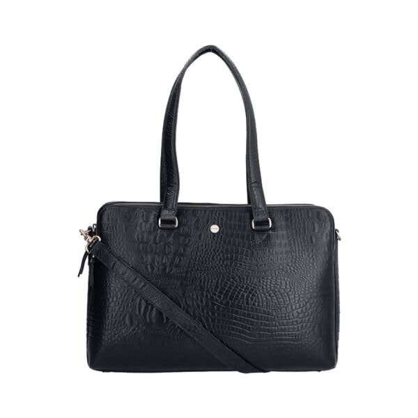 THEBAGSTORE.nl FMME Charlotte laptoptas 15,6&rdquo; werktas zwart croco Beoordeling
