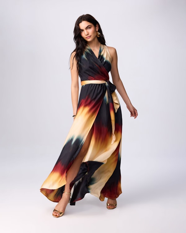 THEO The Label Klotho Print Maxi Dress Review