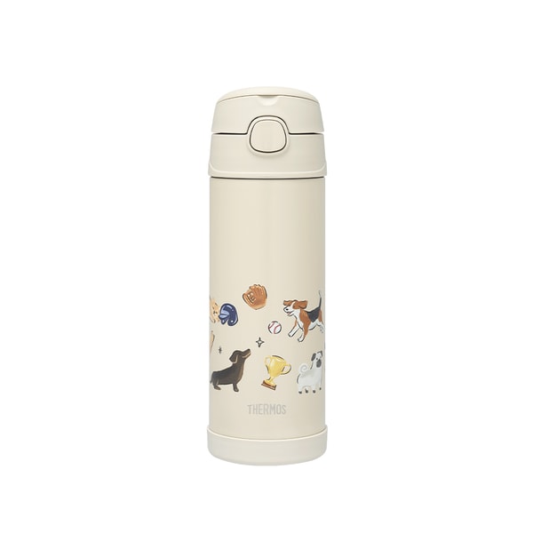 THERMOS  不銹鋼真空兩用保冷瓶_F4021系列_470ml_棒球狗狗 评测