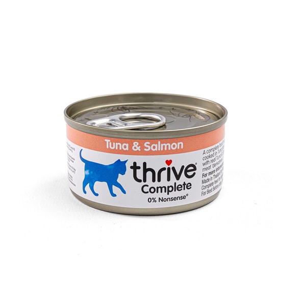 Thrive Pet Foods Tuna and Salmon Complete Wet Cat Food Review