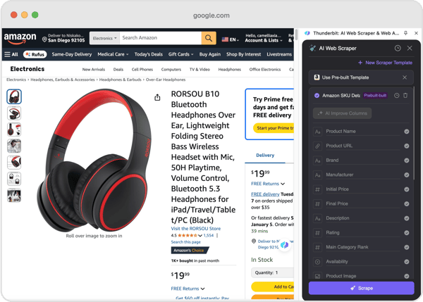 Thunderbit Amazon Product Scraper Reviews