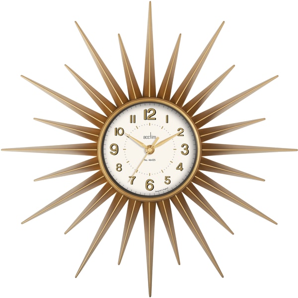 Tick Tock Clocks Stella Gold Wall Clock Reviews