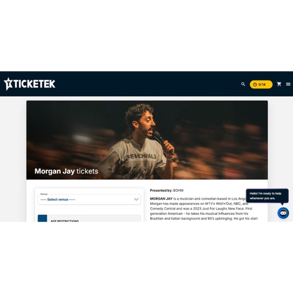 Ticketek Morgan Jay Tickets Review
