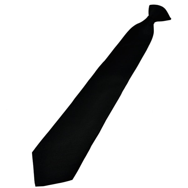 Ties Planet Plain Black Matte Finish Clip On Tie Review