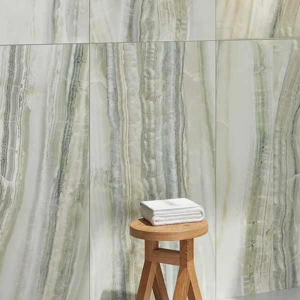Tile Club Emporio Jade Crystal-Look Porcelain Tile Veined 24x48 Review