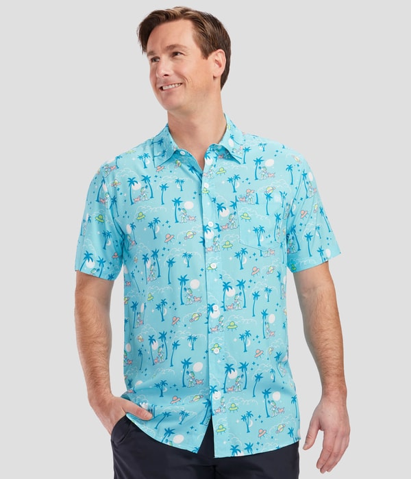 Tipsy Elves Men's Full Moon Hawaiian Shirt Review