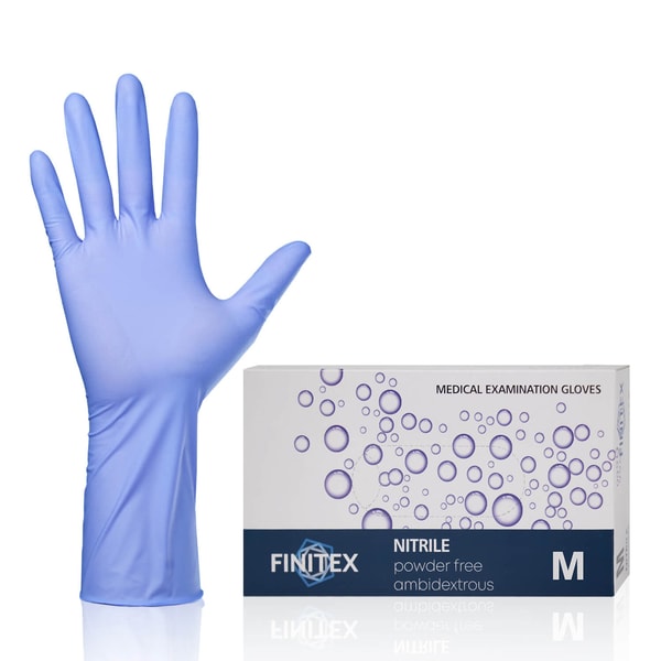 TITANS MEDICARE Ice Blue Nitrile Gloves 3.2 Mil Review