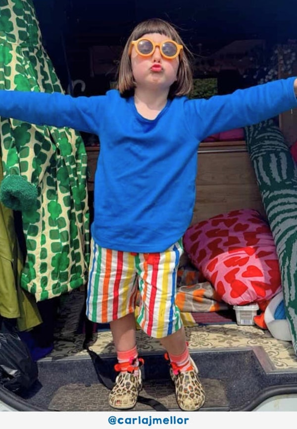 Toby Tiger Organic Happy Stripe Kids Woven Shorts Review