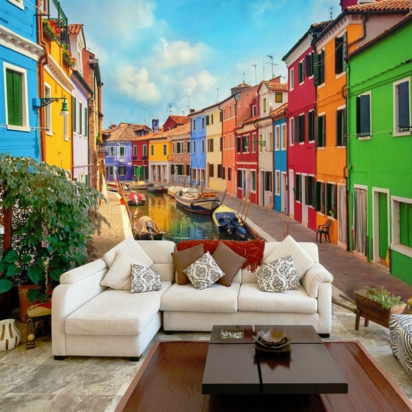 ToCut Fototapete &ndash; Colorful Canal in Burano Bewertung