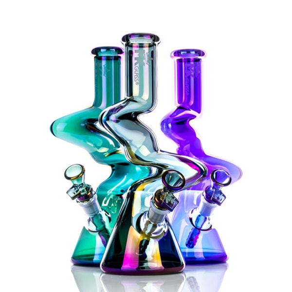 Toke N Dab MK100 Glass Electroplated 10" Mini Z Beaker Bong Review