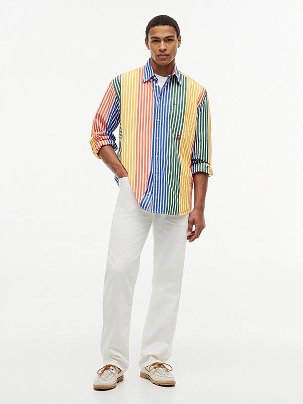 Tommy Hilfiger Relaxed Fit Multicolour Stripe Poplin Shirt Review