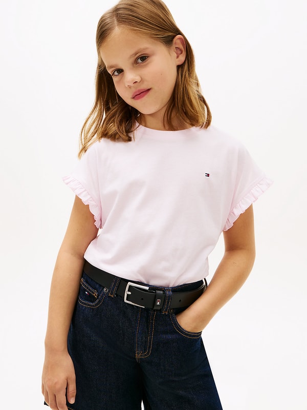 Tommy Hilfiger Essential Ruffle Cuff Relaxed Top Anmeldelse