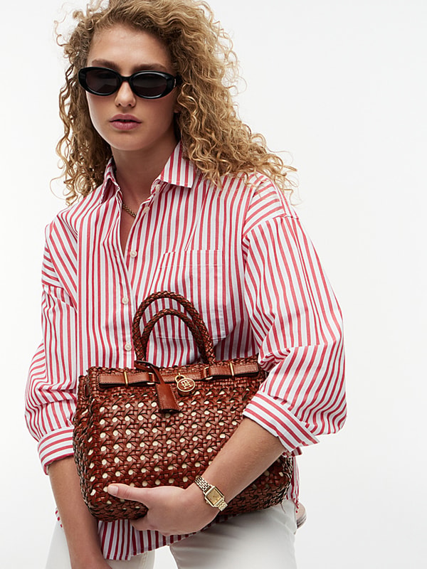 Tommy Hilfiger The American Icon Braided Leather Tote Bag Recenze