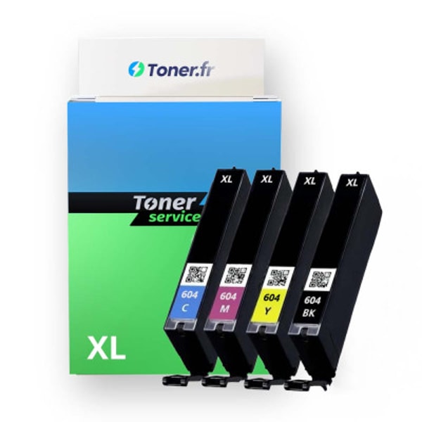 Toner Services Pack de 4 cartouches d'encre compatibles Epson 604 XL Avis