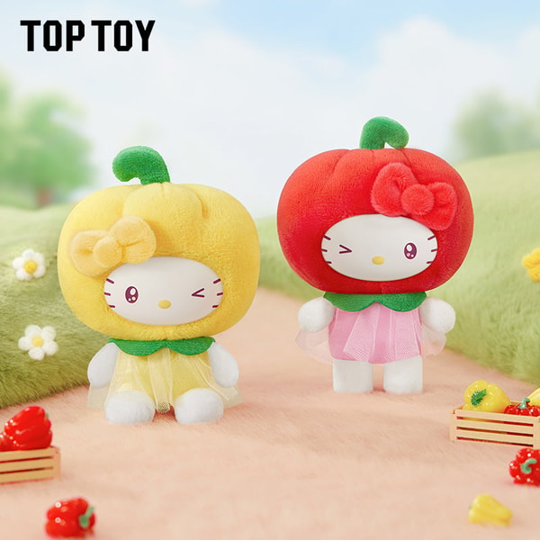 TOP TOY Sanrio Characters Fruit & Vegetable Series Mini Vinyl Keychain Pendant Blind Box Review