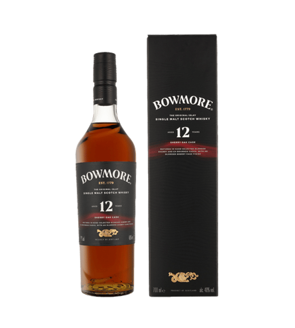 Topdrinks Bowmore 12 Years Sherry Oak Cask Avis