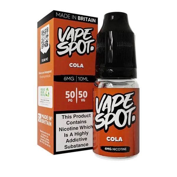 Total Vapour Vape Spot Cola 10ml E-Liquid Review