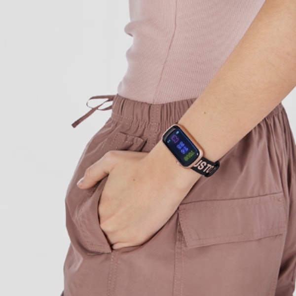 TOUS Rel&oacute;gio smartwatch com correia em nylon e correia em silicone na cor pau-rosa T-Band Avalia&ccedil;&atilde;o