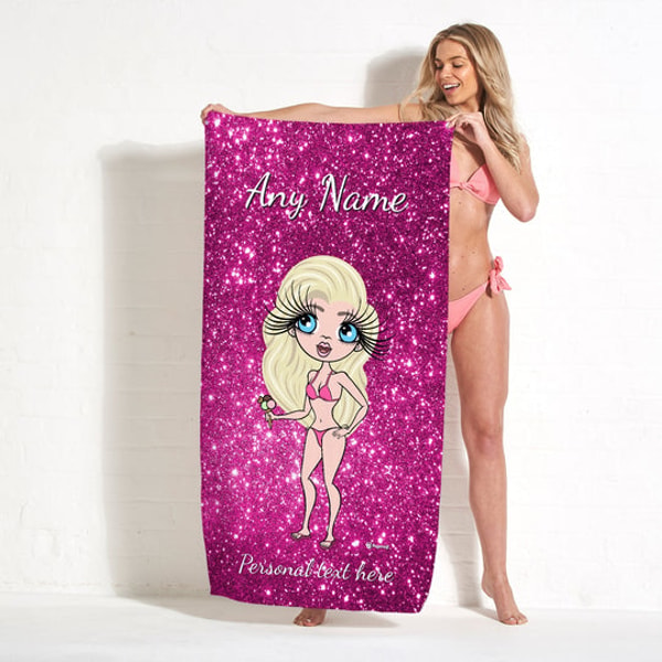Toxic Fox ClaireaBella Glitter Effect Beach Towel Review