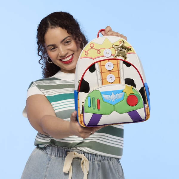 Loungefly Pixar Toy Story 5 Triple Pocket Jessie, Woody, & Buzz Mini Backpack Review