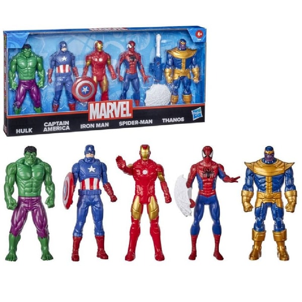 ToyMania Figura Marvel 5 Bonecos Avalia&ccedil;&atilde;o