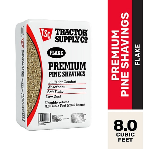 Tractor Supply Co Flake Premium Pine Shavings Covers 8 cu ft Review