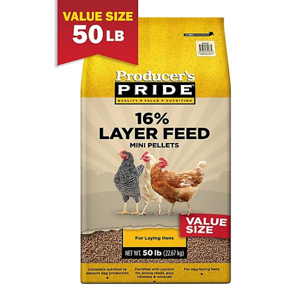 Tractor Supply Producer's Pride 16% Layer Pellets Poultry Feed Review