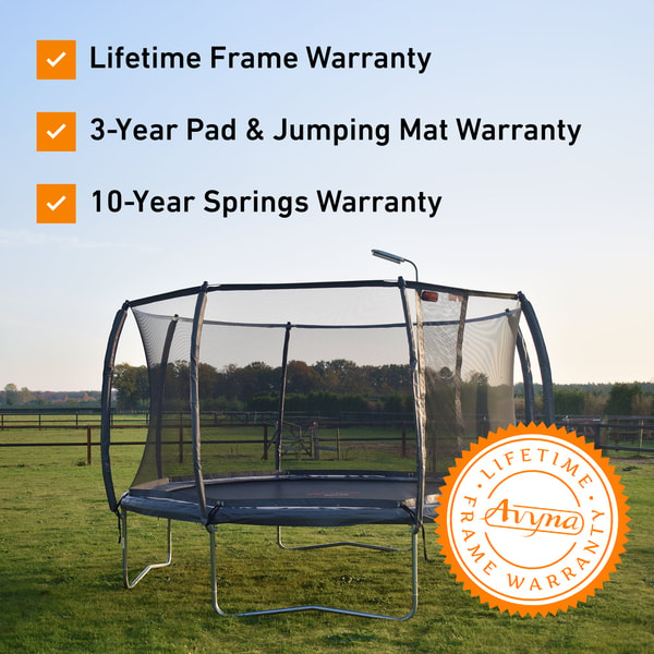 Trampolines.com 12' Trampoline Round Pro-Line Avyna Above Ground Review