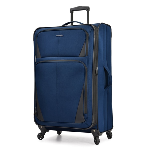 travelbagsmall U.S Traveler Checked Large Aviron Bay Expandable Softside Luggage Review