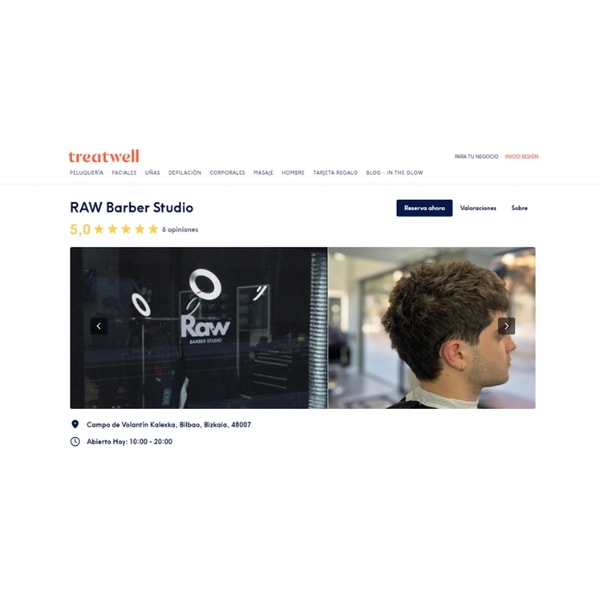 Treatwell Corte de pelo hombre Rese&ntilde;a