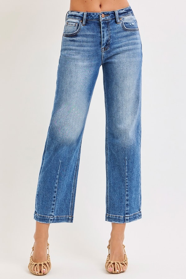Trendsi RISEN High Rise Crop Boyfriend Tapered Jeans Reviews