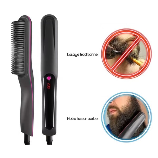 Trendyliss Lisseur de barbe pour homme - Technologie ionique et anti-br&ucirc;lure Avis
