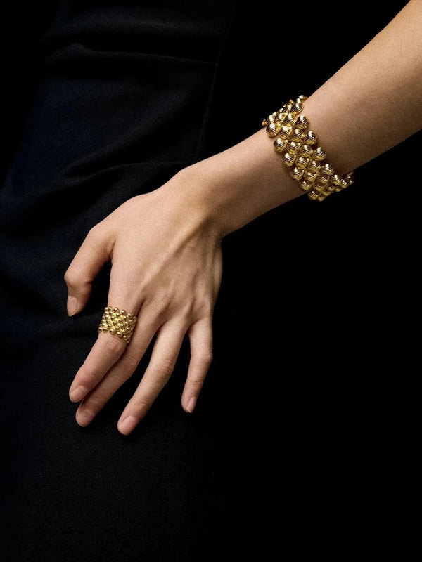 TROVE & TONE Interlaced Textured Wide Bracelet Review