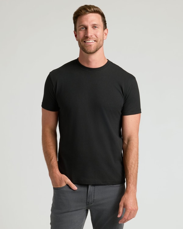 True Classic Curved Hem Crew Review