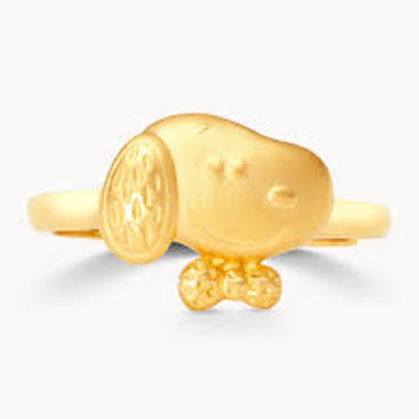 TSL Snoopy 999.9 Fine Gold Ring 评论
