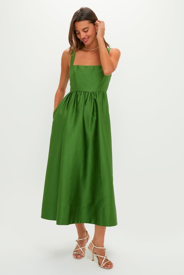 Tuckernuck Green Dupioni Esme Dress Review