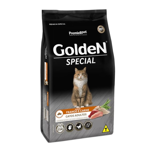 Ra&ccedil;&atilde;o Golden Special para Gatos Adultos Avalia&ccedil;&atilde;o