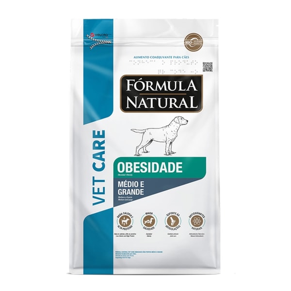Ra&ccedil;&atilde;o F&oacute;rmula Natural Vet Care C&atilde;es Obesidade Avalia&ccedil;&atilde;o