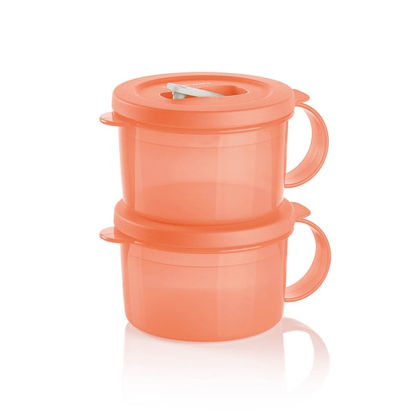 Tupperware CrystalWave PLUS Microwave Soup Mug | Set of 2 Review