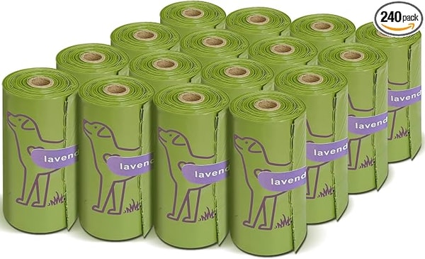 Ubuy 240 Count Lavender Scented Dog Poop Bags Review
