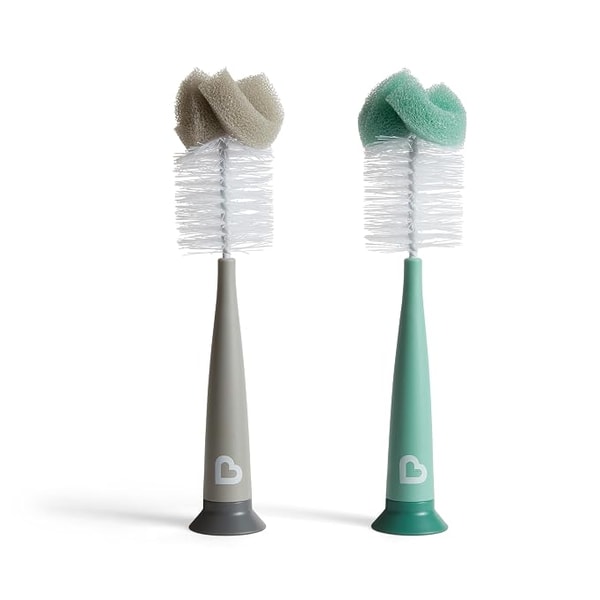Ubuy Munchkin Sponge Bottle Brush, Grey/Sage, 2 Count مراجعة