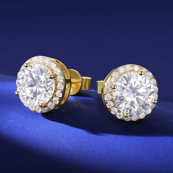 Ucciyo Moissanite Halo Stud Earrings Review