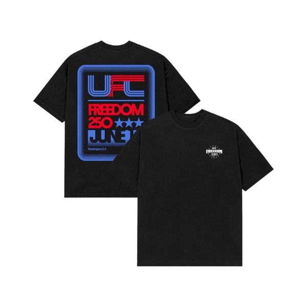 UFC Store Men's Black UFC Freedom 250 Retro T-Shirt Reviews