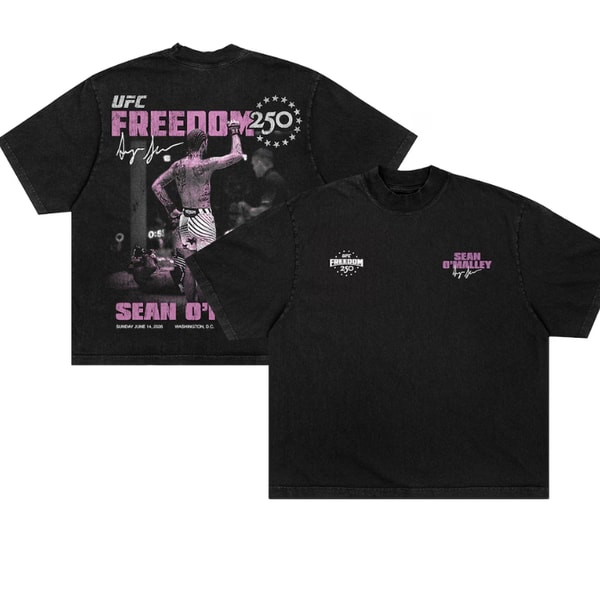 UFC Store Men's Black Sean O'Malley UFC Freedom 250 Salute T-Shirt Review