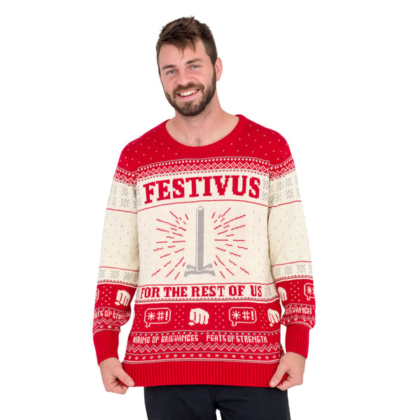 Ugly Christmas Seinfeld Festivus For The Rest Of Us Pole Sweater Review
