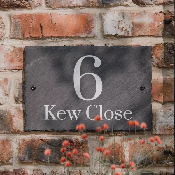 UK Sign Shop Oaklands Natural Slate Review