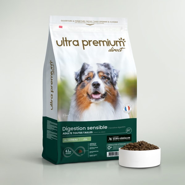 Ultra Premium Direct Croquettes Sans C&eacute;r&eacute;ales Chien Digestion Sensible Beoordeling