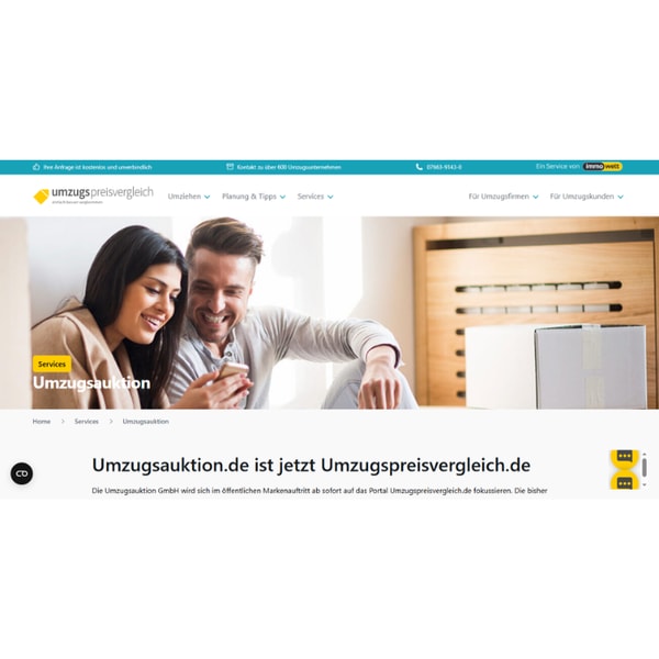 Umzugspreisvergleich Umzugsauktion Review