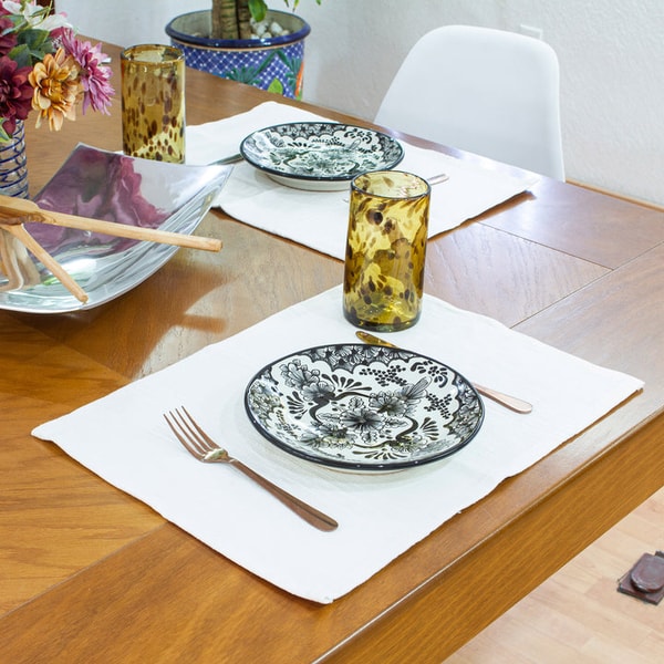 UNDISCOVERED Artisan Box Pair of Cotton Placemats Hand-Woven in Mexico - Natural Delight Review